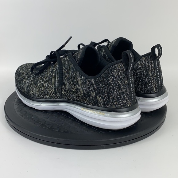 APL Techloom Pro Black/Gold Athletic Running Shoes Women's Size 9 - Picture 7 of 12
